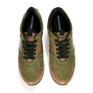 Brown/Green ENERGY Sneakers for Women (974.013) - SIMPLY SHOES HONG KONG