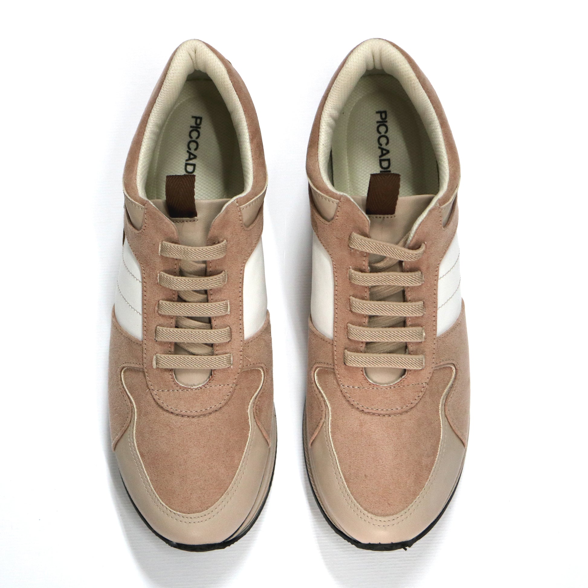 Nude/White ENERGY Sneakers for Women (974.013) - SIMPLY SHOES HONG KONG