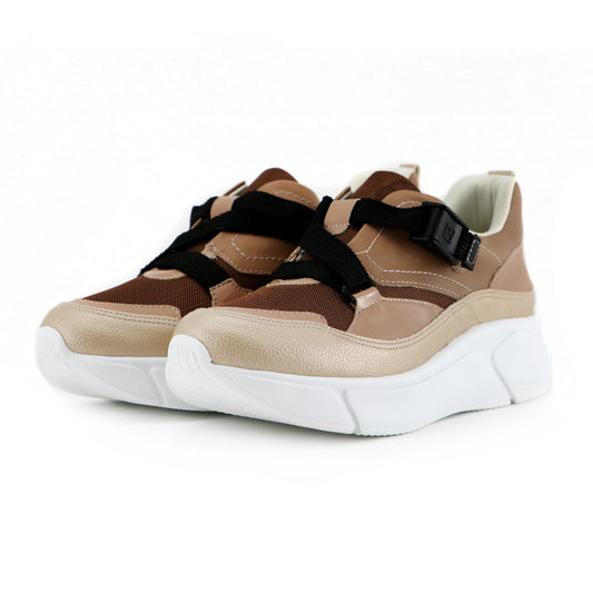 Nude Sneakers for Women (986.003) - SIMPLY SHOES HONG KONG