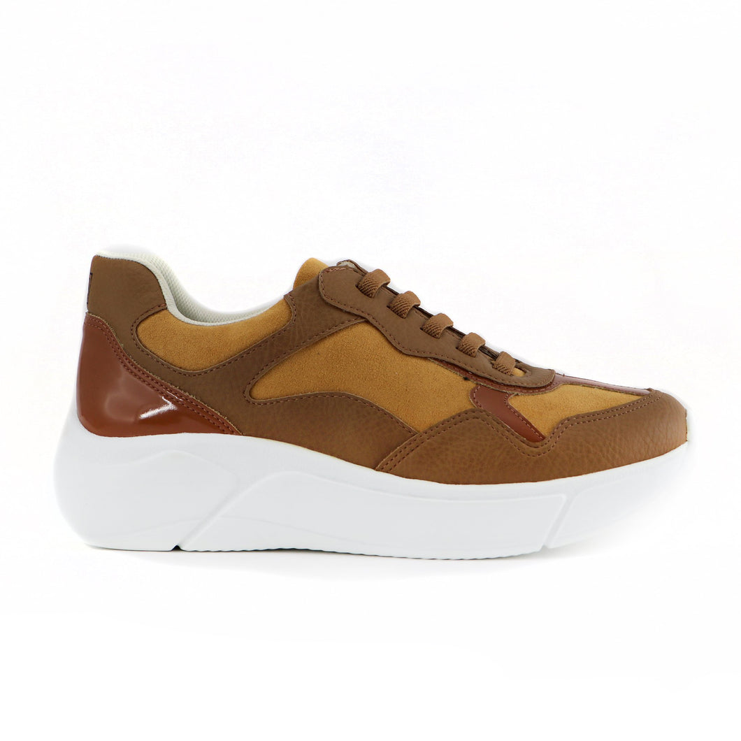 Brown Sneakers for Women (986.002) - SIMPLY SHOES HONG KONG