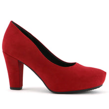 Red Microfibra Pumps for Women (693.001) - SIMPLY SHOES HONG KONG