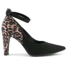 Pointy Black Leopard Heels for Women (749.009) - SIMPLY SHOES HONG KONG