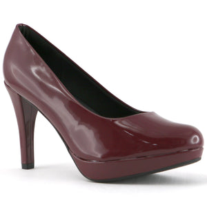 Burgundy Red Pumps for Women (841.029) - SIMPLY SHOES HONG KONG