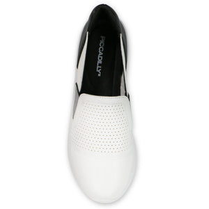 Black White Casual Sneaker for Women (986.007) - SIMPLY SHOES HONG KONG