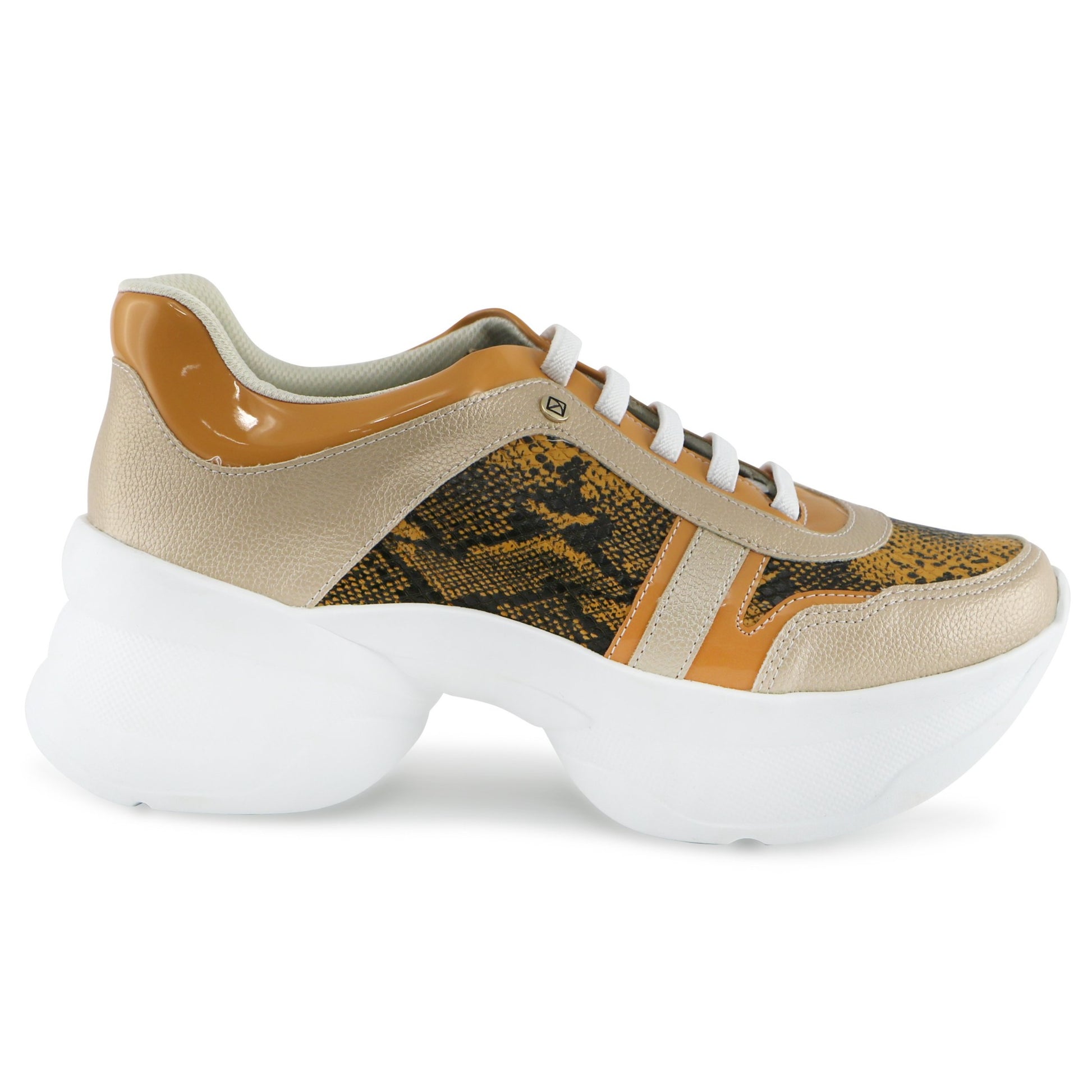 Nude Chunky Sneakers for Women (987.003) - SIMPLY SHOES HONG KONG