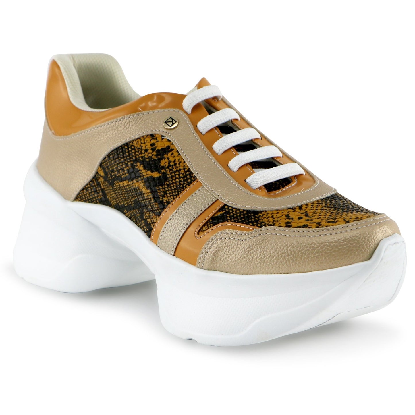 Nude Chunky Sneakers for Women (987.003) - SIMPLY SHOES HONG KONG