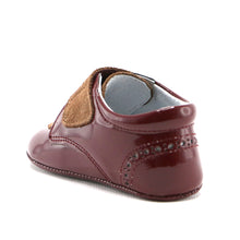 Brown Combo leather infant shoes (SS-7071) - SIMPLY SHOES HONG KONG
