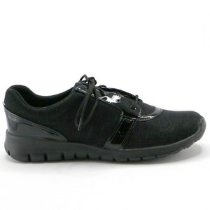 Black Sneakers for Women (970.001) - SIMPLY SHOES HONG KONG