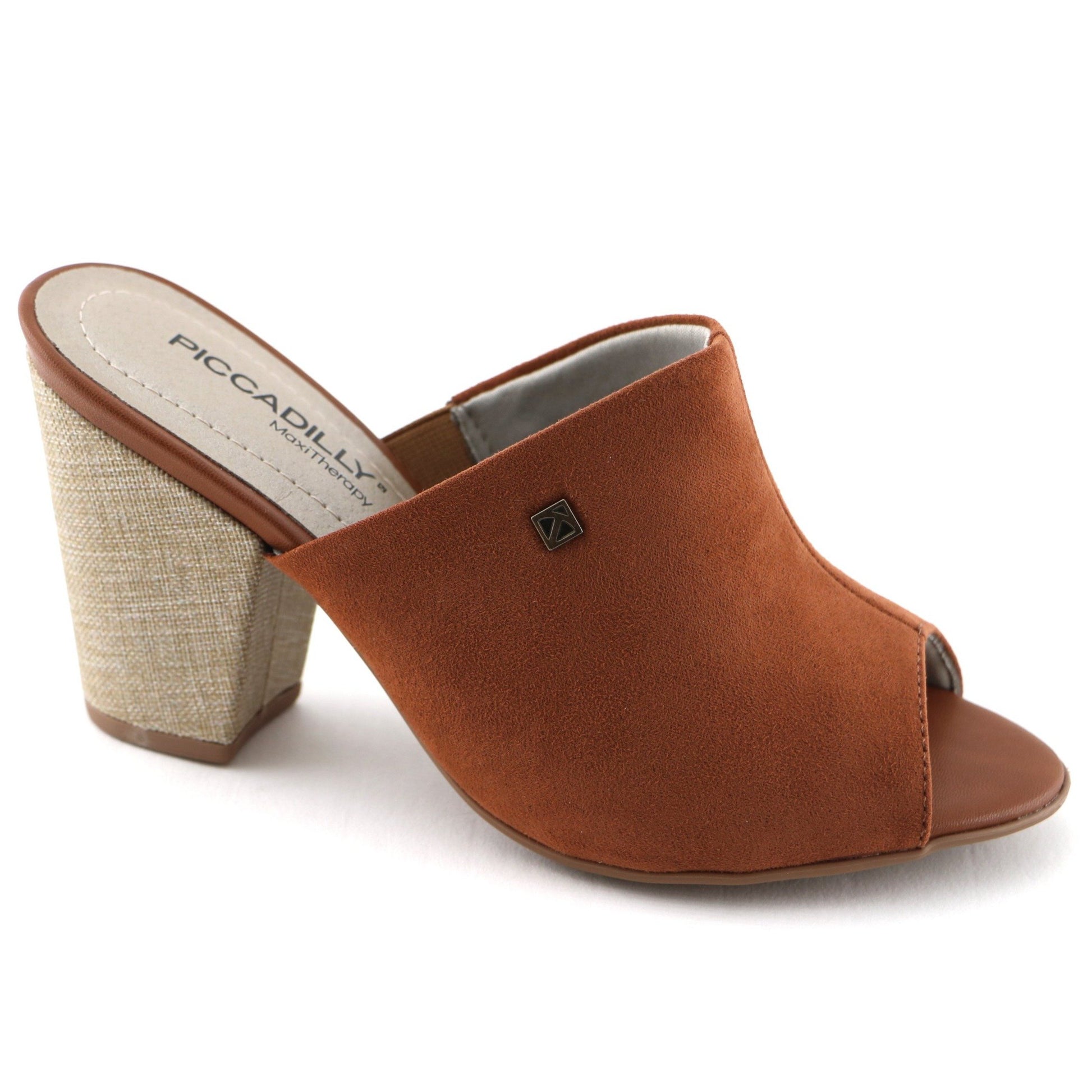 Brown Heel Sandal (578.001) - SIMPLY SHOES HONG KONG