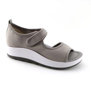 Grey textile sandals (474.004) - SIMPLY SHOES HONG KONG